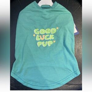 NWT Top Paw Stretch “Good Luck Pup” Horseshoe Dog T-Shirt Size XXL RARE HTF